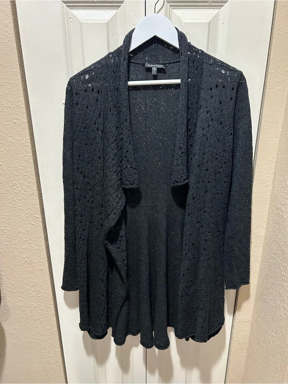 Eileen Fisher “Flutter” Merino Wool 100% Cardigan , Small